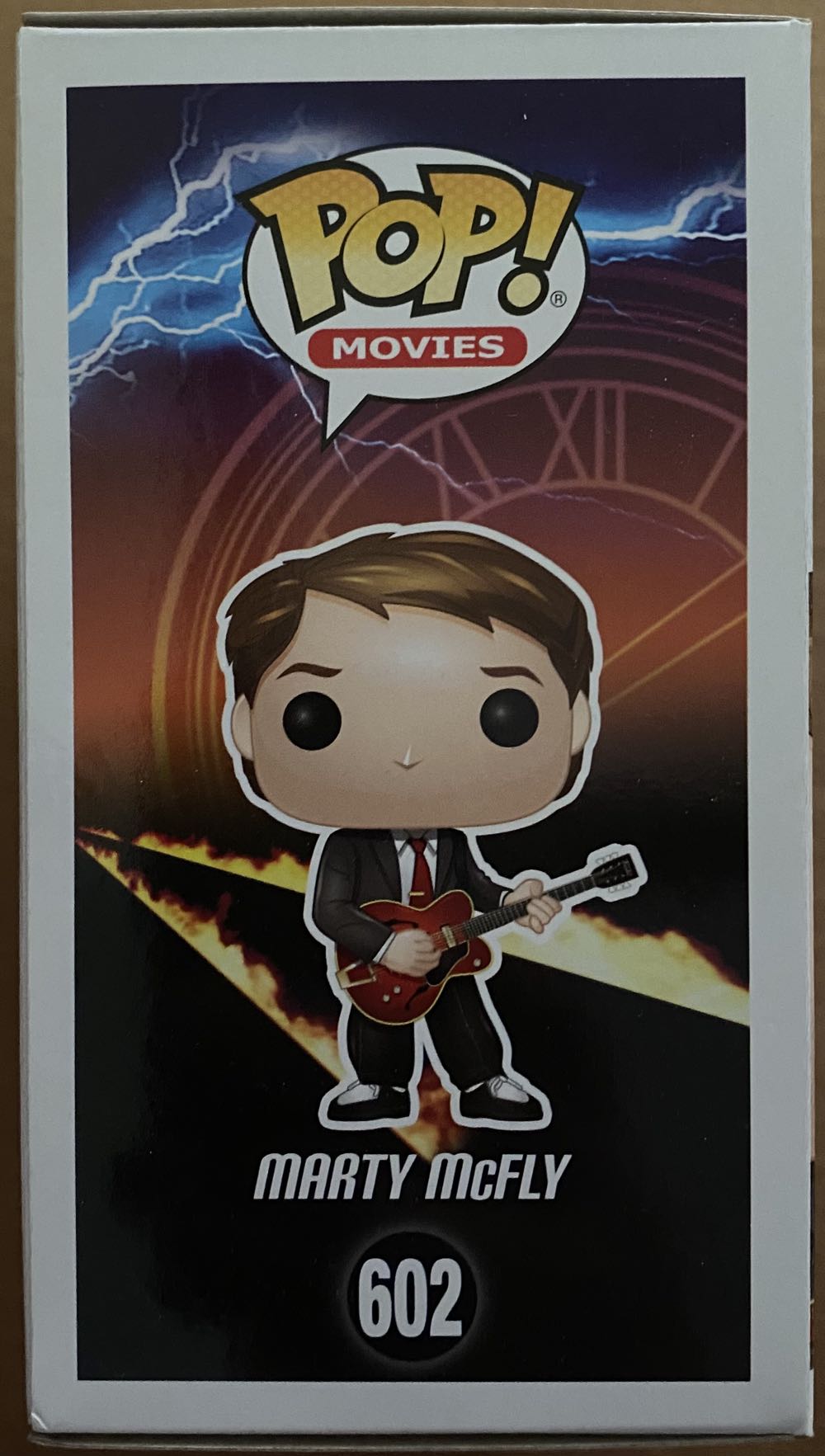 Marty McFly w/ guitar #602 (2018 Canadian Convention) - Funko (Funko Pop! Movies) action figure collectible [Barcode 889698323352] - Main Image 2