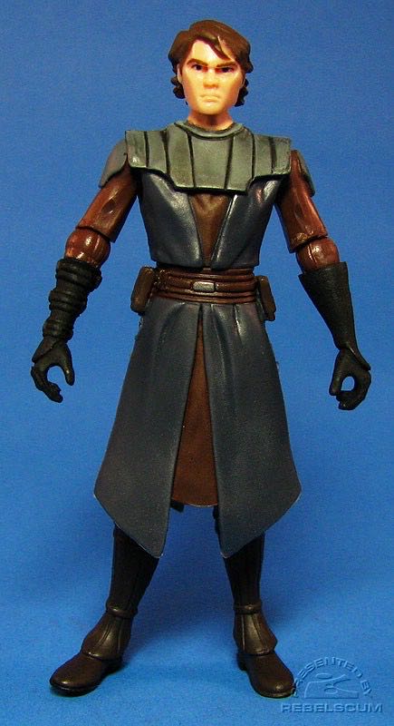 Anakin Skywalker (1st Day of Issue) - Hasbro (Star Wars - The Clone Wars 2008) action figure collectible [Barcode 653569325789] - Main Image 2