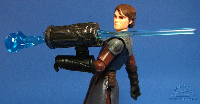 Anakin Skywalker (1st Day of Issue) - Hasbro (Star Wars - The Clone Wars 2008) action figure collectible [Barcode 653569325789] - Main Image 3
