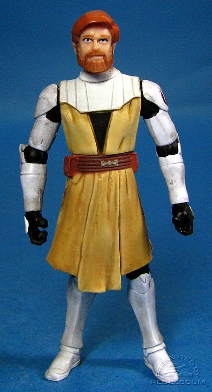 Obi-Wan Kenobi (1st Day of Issue) - Hasbro (Star Wars - The Clone Wars 2008) action figure collectible [Barcode 653569325796] - Main Image 2