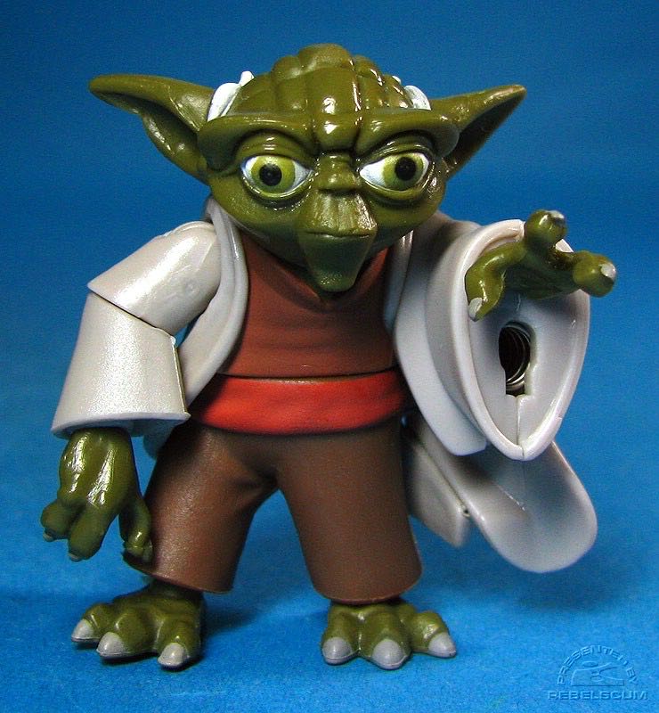 Yoda (1st Day of Issue) - Star Wars (The Clone Wars) - Hasbro (Star Wars) action figure collectible [Barcode 653569325802] - Main Image 2
