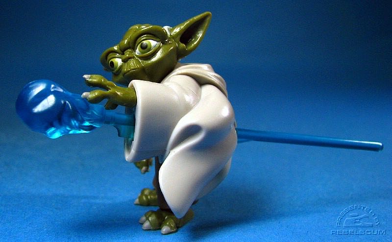 Yoda (1st Day of Issue) - Star Wars (The Clone Wars) - Hasbro (Star Wars) action figure collectible [Barcode 653569325802] - Main Image 3