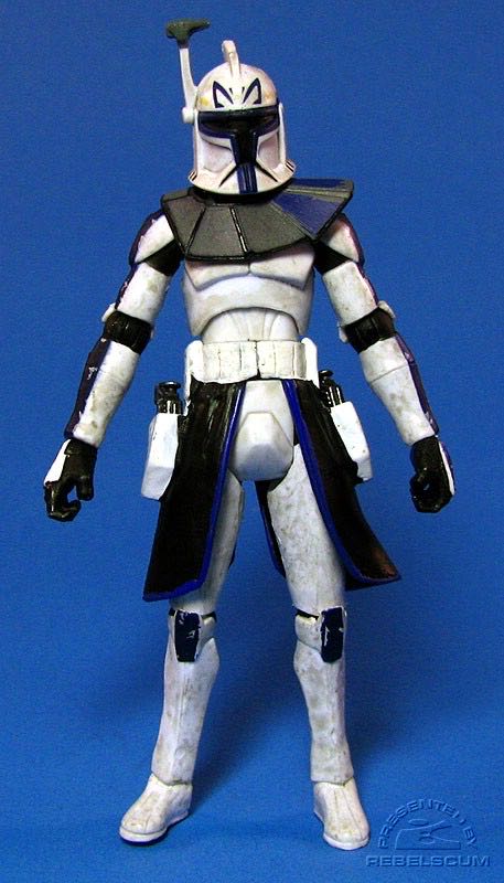 Legacy2 - Captain Rex (1st Day of Issue, Dirty Armor) - Hasbro (Star Wars - The Clone Wars 2008) action figure collectible [Barcode 653569325819] - Main Image 2