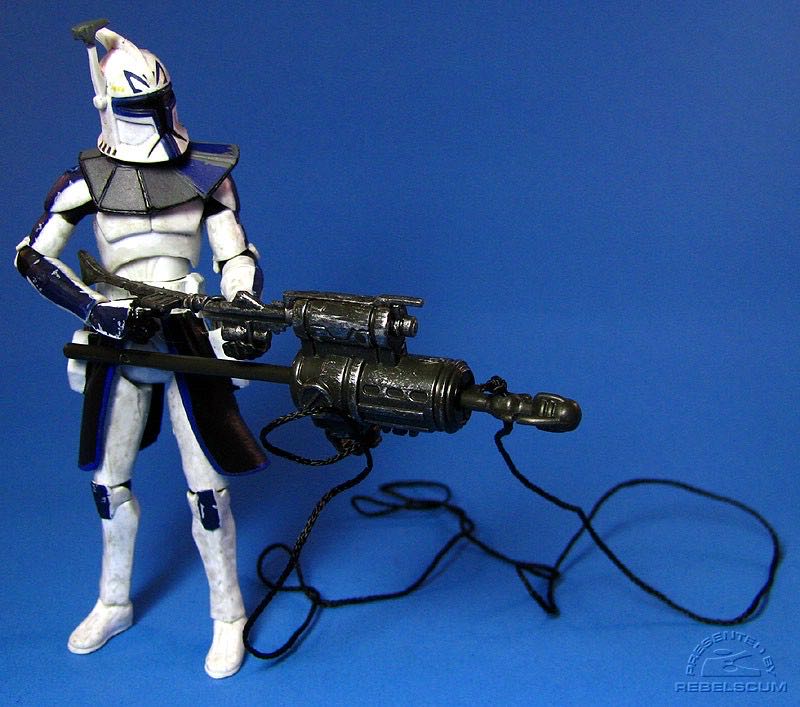 Legacy2 - Captain Rex (1st Day of Issue, Dirty Armor) - Hasbro (Star Wars - The Clone Wars 2008) action figure collectible [Barcode 653569325819] - Main Image 3