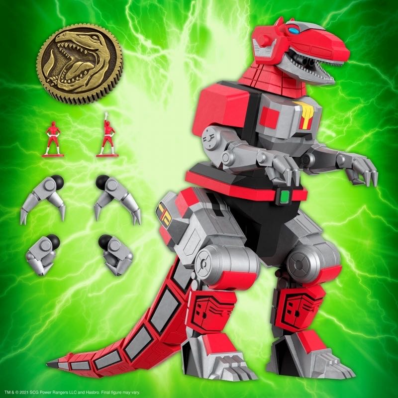 Tyrannosaurus Dinozord - Super7 (Mighty Morphin Power Rangers) action figure collectible [Barcode 840049813021] - Main Image 2