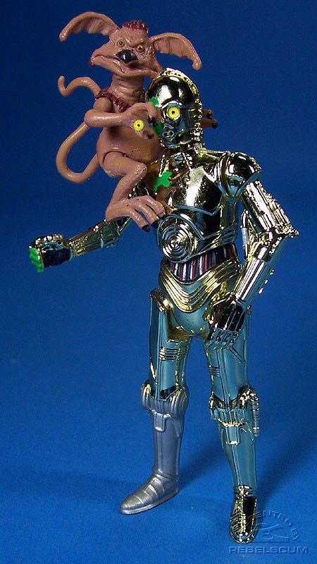 C-3PO & Salacious Crumb - Hasbro (Star Wars: Return Of The Jedi) action figure collectible [Barcode 653569296904] - Main Image 4