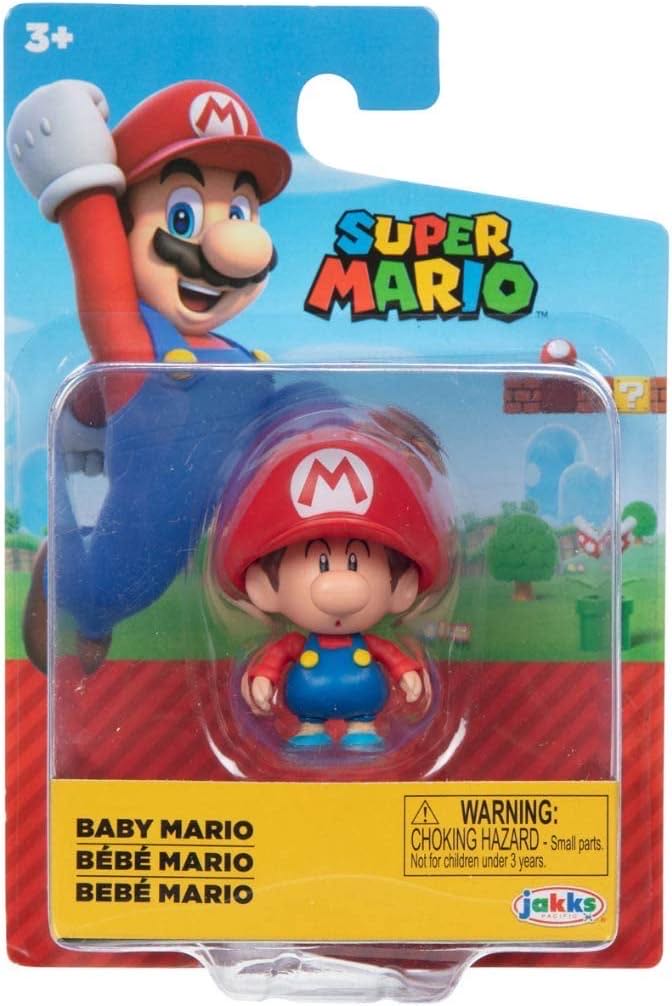 Baby Mario - Jakks Pacific (World Of Nintendo) action figure collectible [Barcode 192995415812] - Main Image 3