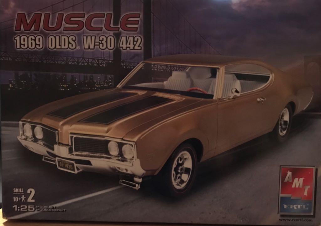 Muscle 1969 Olds W-30 442 - AMT/Ertl (Muscle Car) action figure collectible - Main Image 1