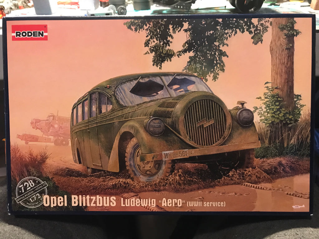 Opel Blitzbus Ludewig Aero - Roden (Military) action figure collectible - Main Image 1