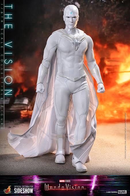 The Vision (White) - Hot Toys (WandaVision (2021)) action figure collectible - Main Image 2