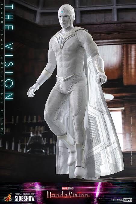 The Vision (White) - Hot Toys (WandaVision (2021)) action figure collectible - Main Image 3