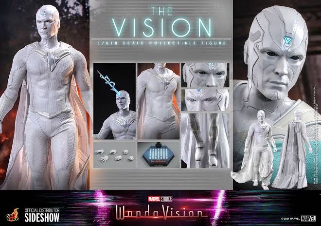 The Vision (White) - Hot Toys (WandaVision (2021)) action figure collectible - Main Image 4