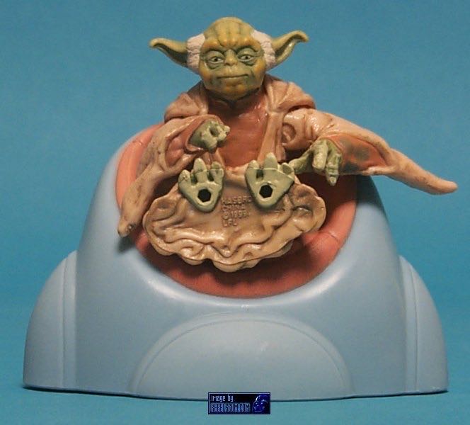 Yoda with Jedi Council Chair  - Hasbro (star wars episode 1 the Phantom Menace) action figure collectible [Barcode 076281840864] - Main Image 3