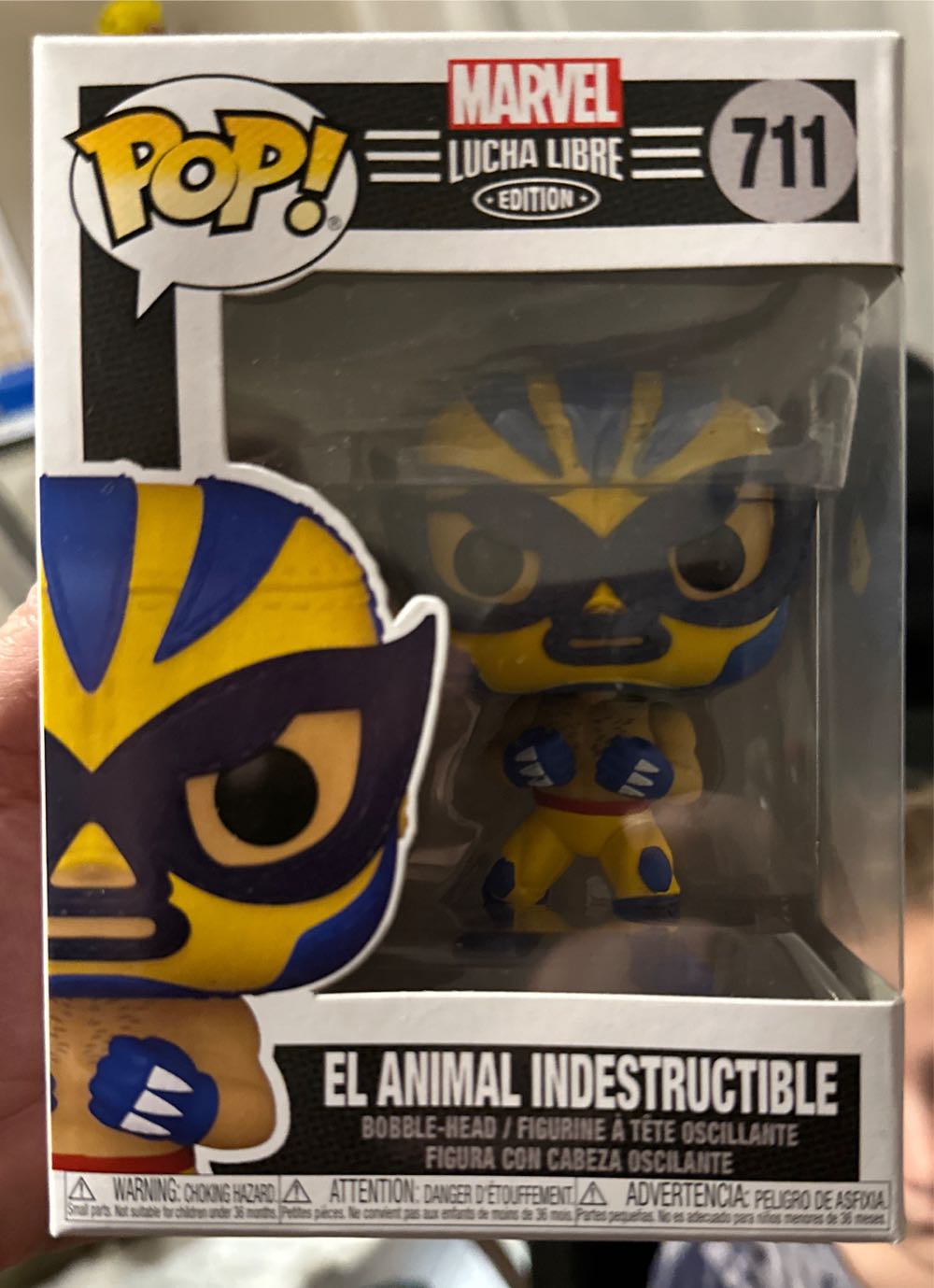 Funko Pop Marvel: Luchadores Wolverinemulticolorus One-size  action figure collectible [Barcode 889698538732] - Main Image 2