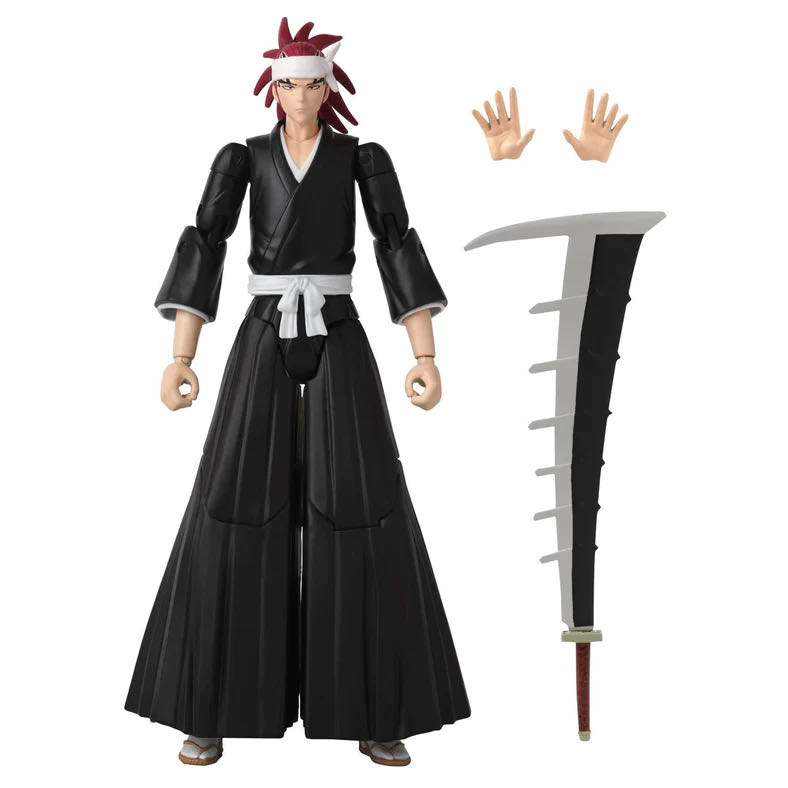 Anime Heroes Bleach Abarai Renji Action Figure - Bandai (Bleach) action figure collectible [Barcode 045557369729] - Main Image 3