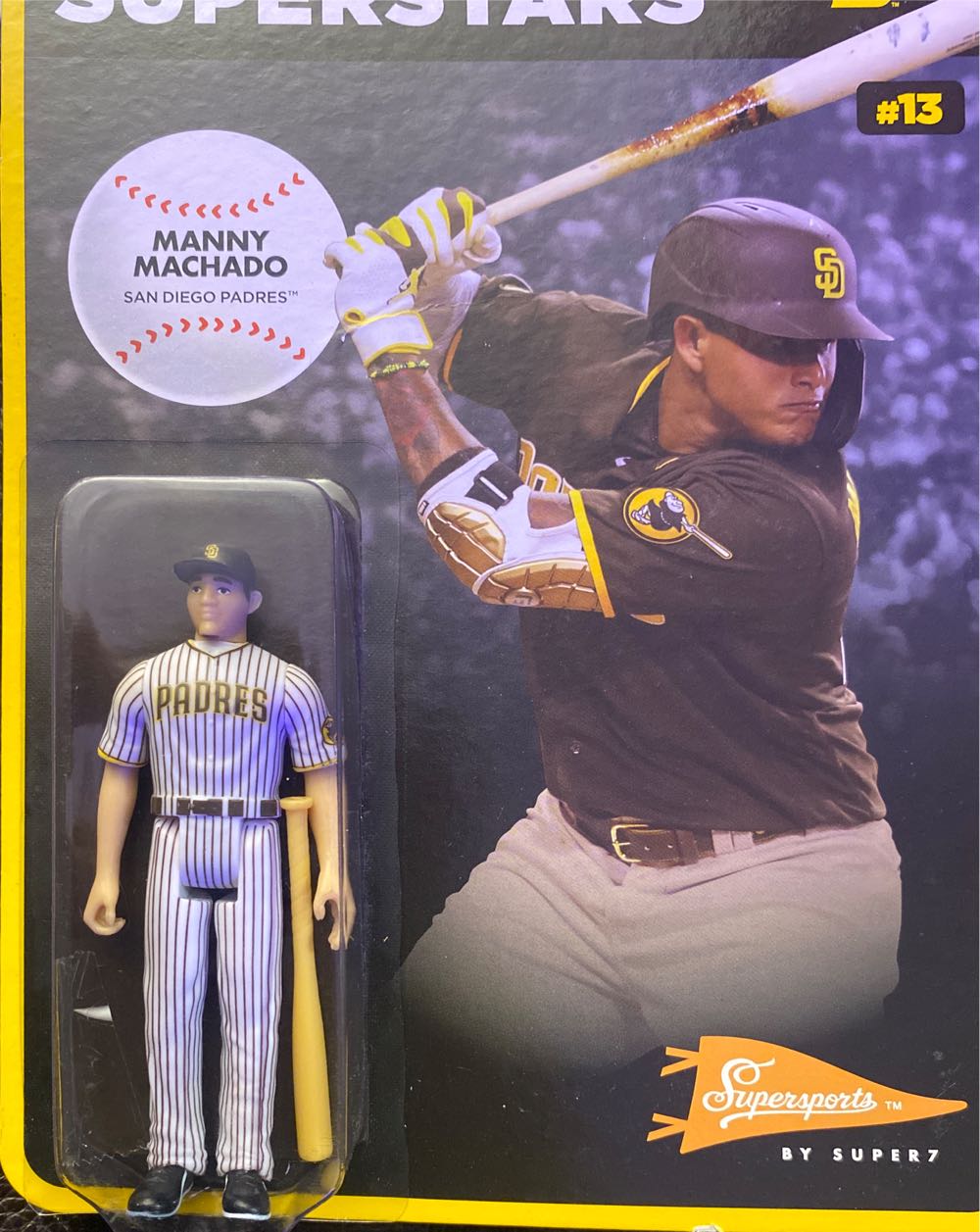 Baseball Superstars Manny Machado - Super 7 / ReAction Figures action figure collectible [Barcode 840049807679] - Main Image 4