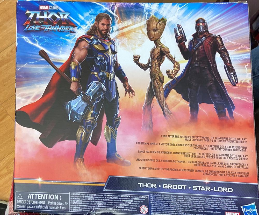 Thor - Groot - Starlord  action figure collectible [Barcode 5010994132019] - Main Image 2