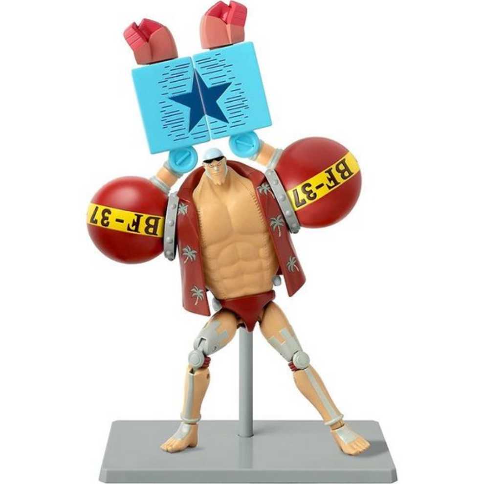 Bandai-Anime Heroes-One Piece-Franky - Bandai Namco (One Piece) action figure collectible [Barcode 045557369385] - Main Image 4