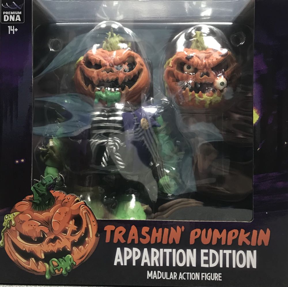 Trashn’ Pumpkin (Apparition Edition) - Premium DNA (Madballs) action figure collectible - Main Image 2