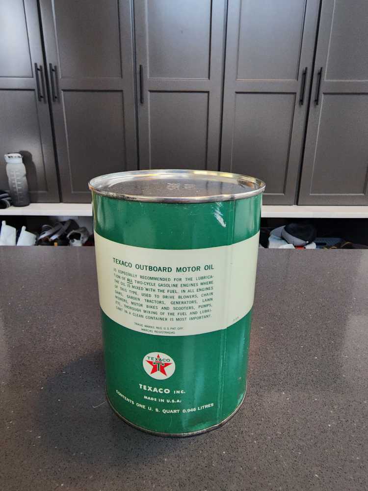 Texaco Outboard ( Full Can) (139)  action figure collectible - Main Image 2