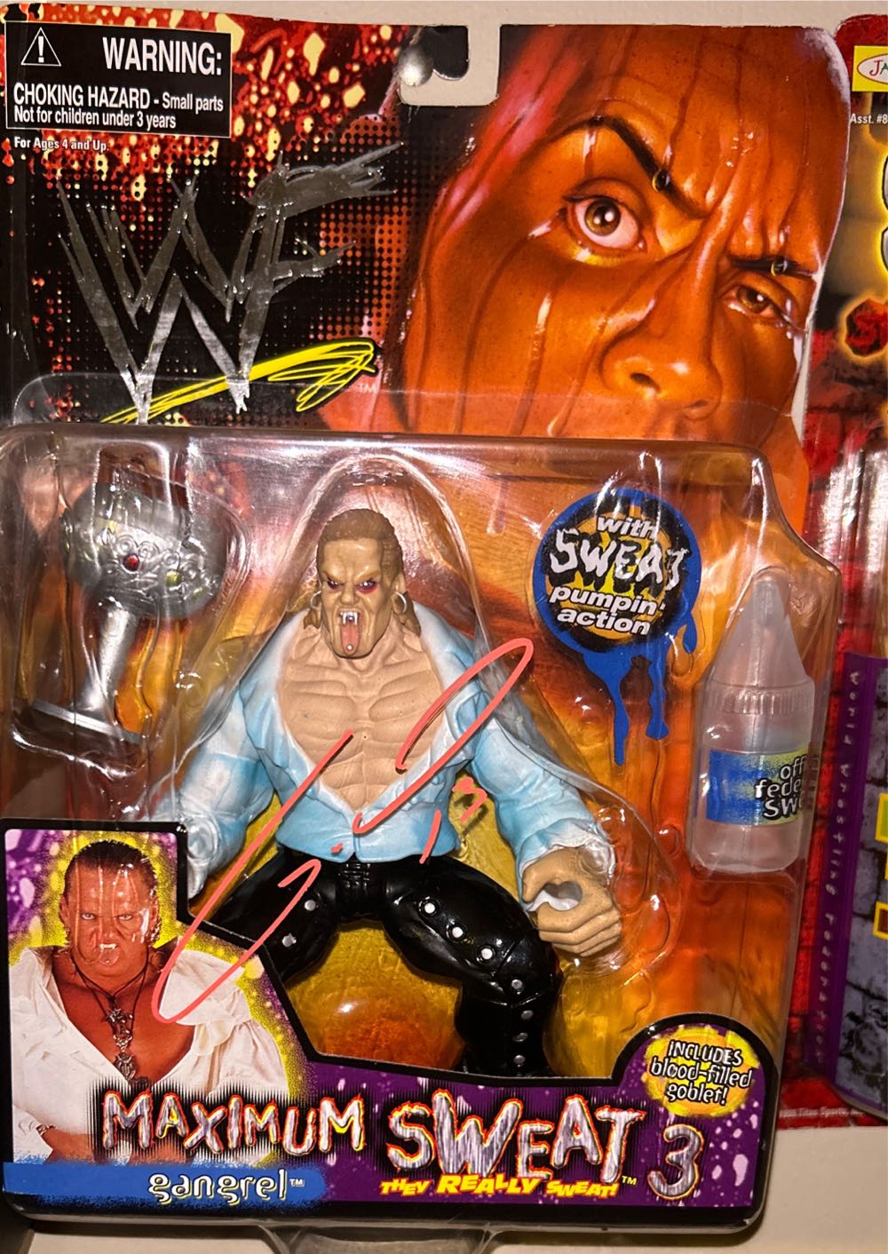 Grangel Maximum Sweat 3 Action Figure  (WWF Maximum Sweat) action figure collectible [Barcode 039897847139] - Main Image 2
