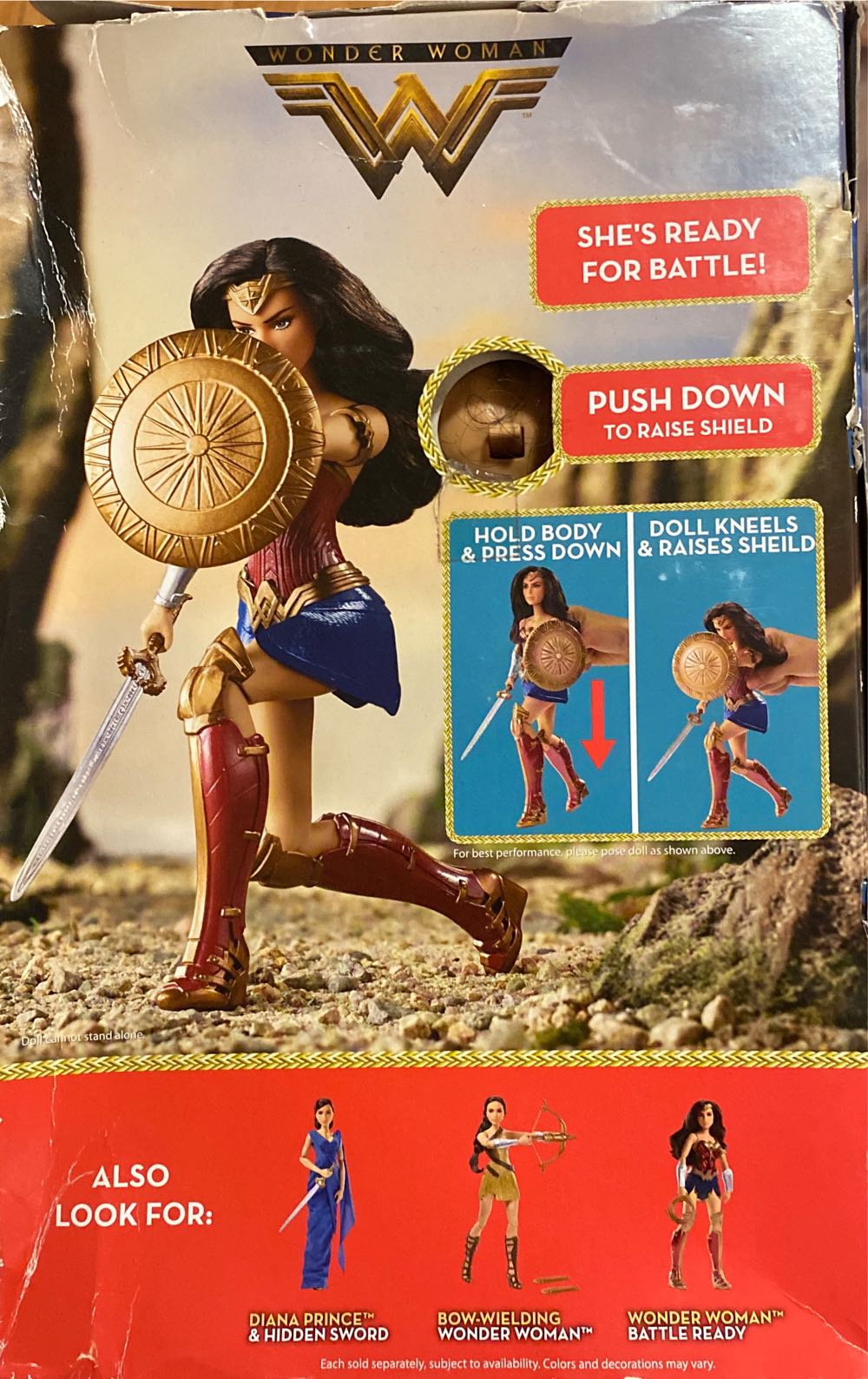 Wonder Woman Shield Block  action figure collectible [Barcode 887961466638] - Main Image 2