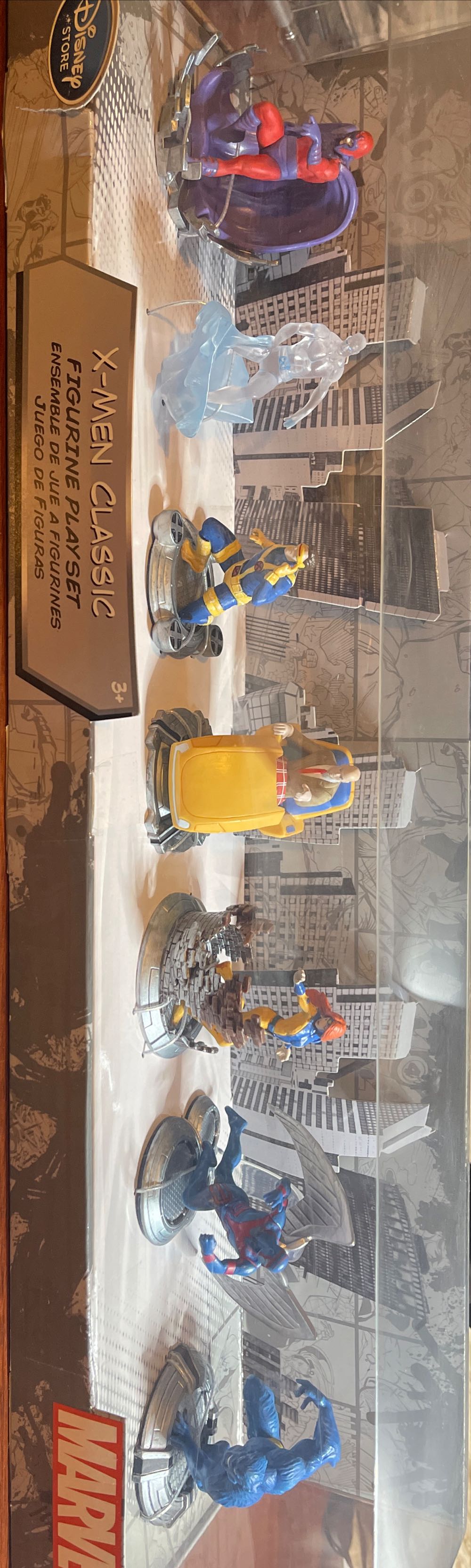 Disney Store Exclusive Marvel X Men Classic Figurine Playset ...  (Disney Figurine Set) action figure collectible [Barcode 463727999987] - Main Image 2