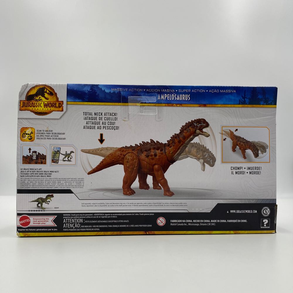 Jurassic World: Ampelosaurus - Mattel (Jurassic World Dominion) action figure collectible - Main Image 3