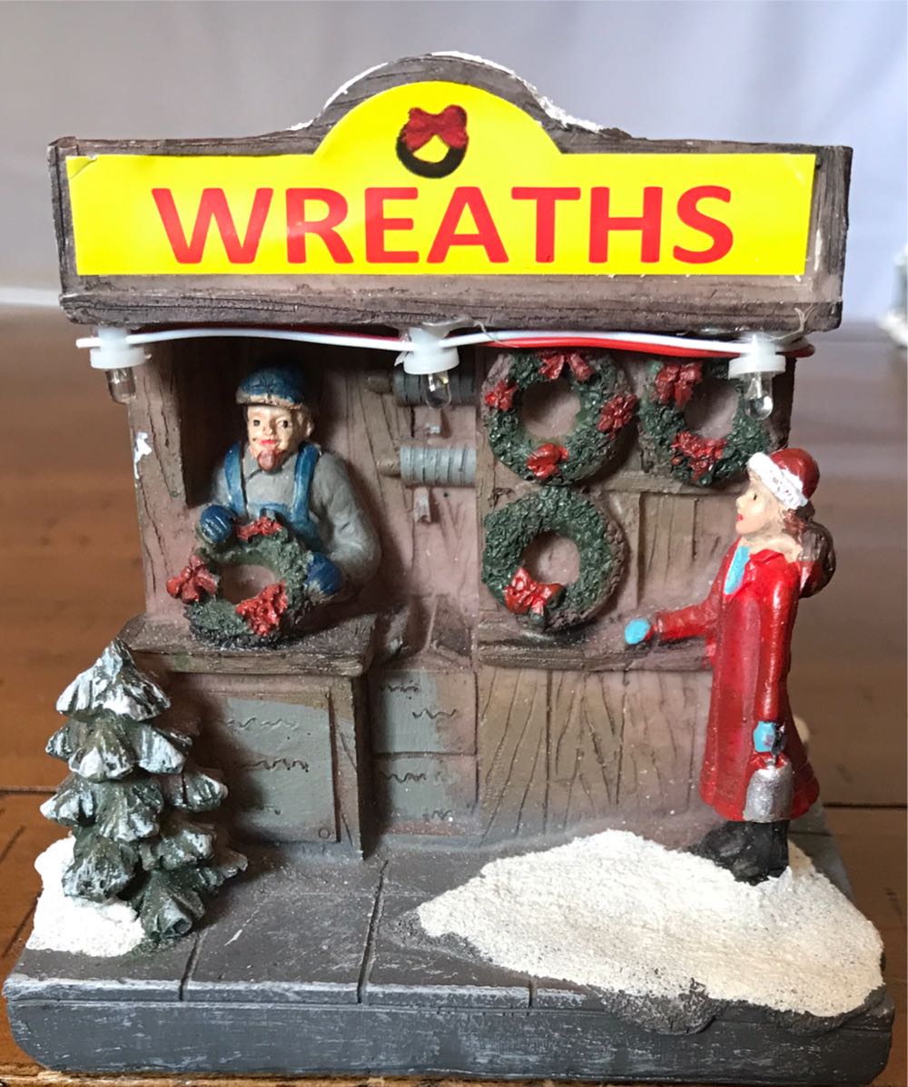 Lemax Figurine #72433 Skiing Couple Christmass Decoration New In Plastic