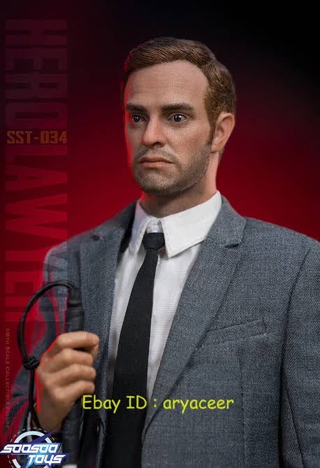 1:6 (Film/TV) - Hero Lawyer 2.0 (Matt Murdoch) - Soosoo Toys (Daredevil (Netflix)) action figure collectible - Main Image 2