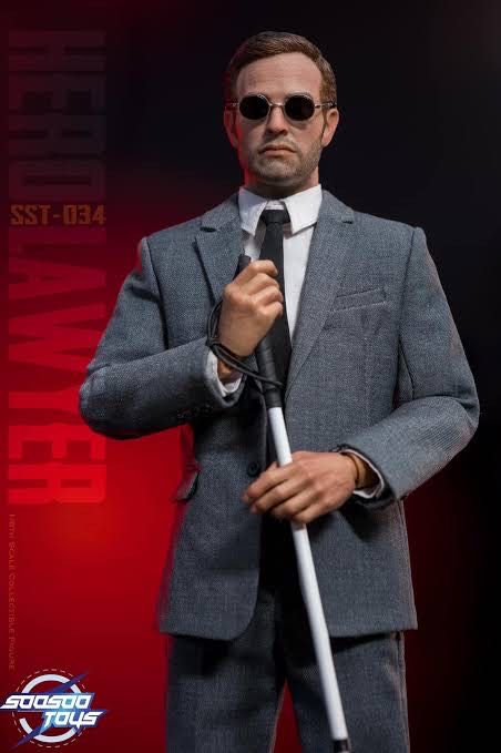 1:6 (Film/TV) - Hero Lawyer 2.0 (Matt Murdoch) - Soosoo Toys (Daredevil (Netflix)) action figure collectible - Main Image 3