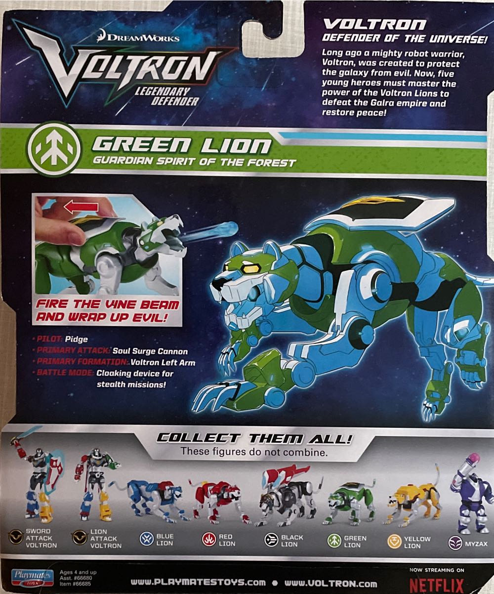 Voltron Defenders Of The Universe - Playmates Toys (Dreamworks) action figure collectible [Barcode 043377666851] - Main Image 2