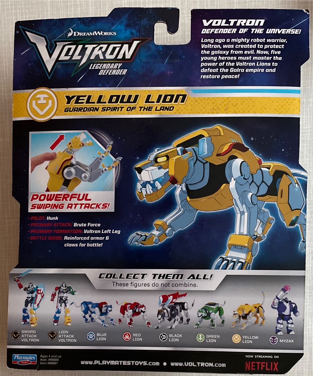 Voltron Defender Of The Universe - Playmates Toys (Dreamworks) action figure collectible [Barcode 043377666875] - Main Image 2