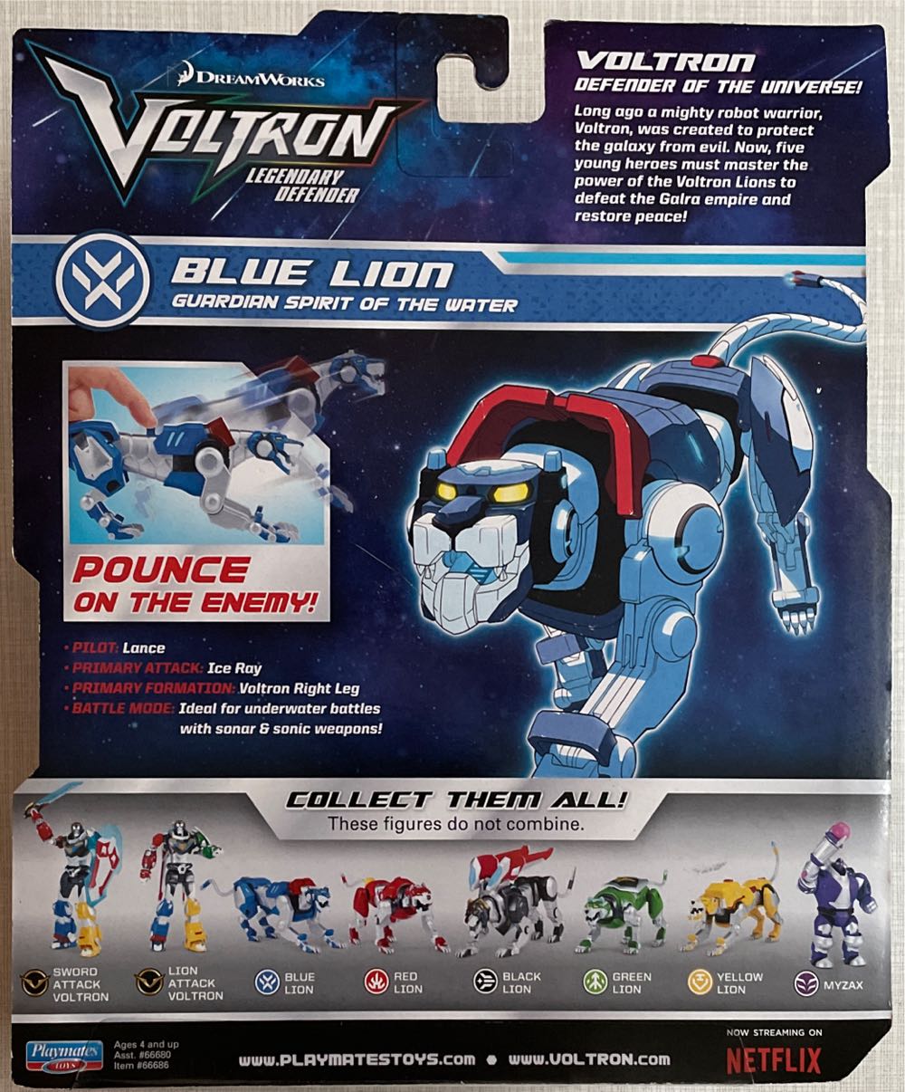 Voltron Defender Of The Universe - Playmates Toys (Dreamworks) action figure collectible [Barcode 043377666868] - Main Image 2