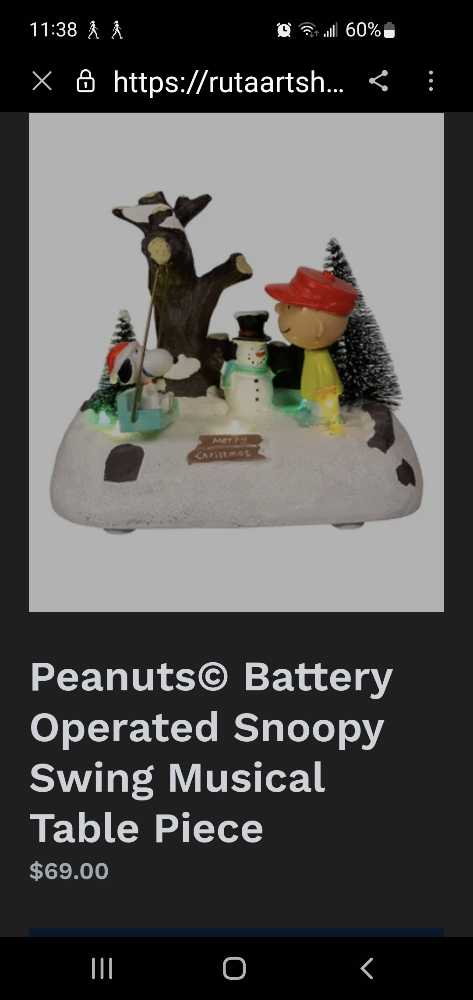 Snoopy Light Up Musical  action figure collectible [Barcode 765784694523] - Main Image 2