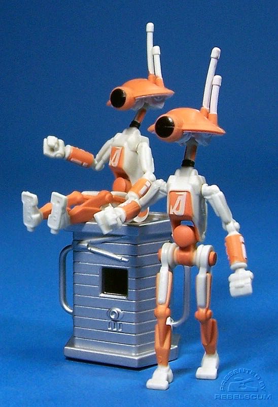 Pit Droids (Orange, Power Converter) - Hasbro (Star Wars - 30th Anniversary Collection) action figure collectible [Barcode 653569314424] - Main Image 3