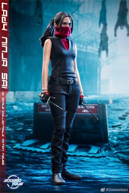 Lady Ninja Sai (Elektra) - Soosoo Toys (Daredevil (Netflix)) action figure collectible - Main Image 3