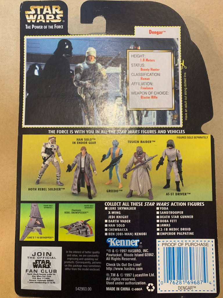 Star Wars- POTF2: Dengar - Kenner/ Hasbro (Star Wars) action figure collectible - Main Image 2