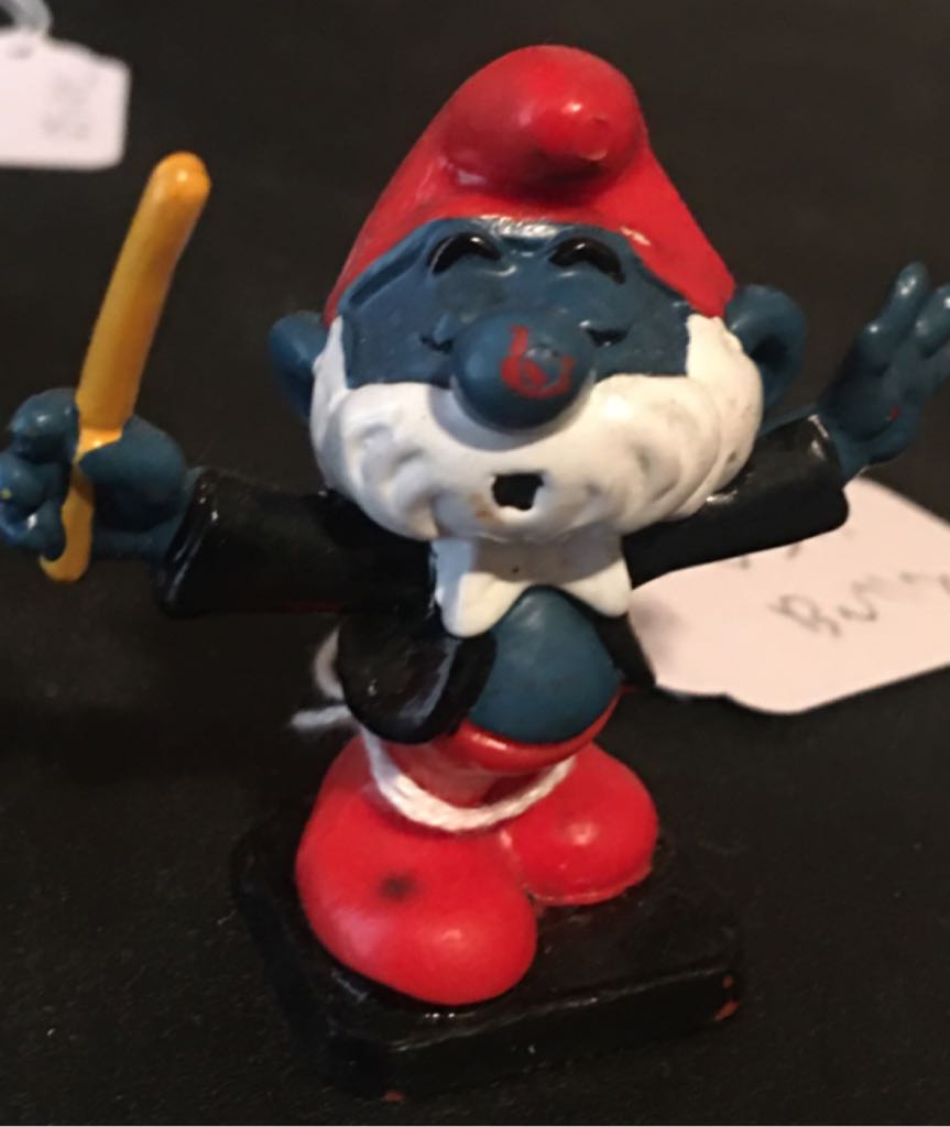 Smurfs:!Conductor papa Smurf  action figure collectible - Main Image 1