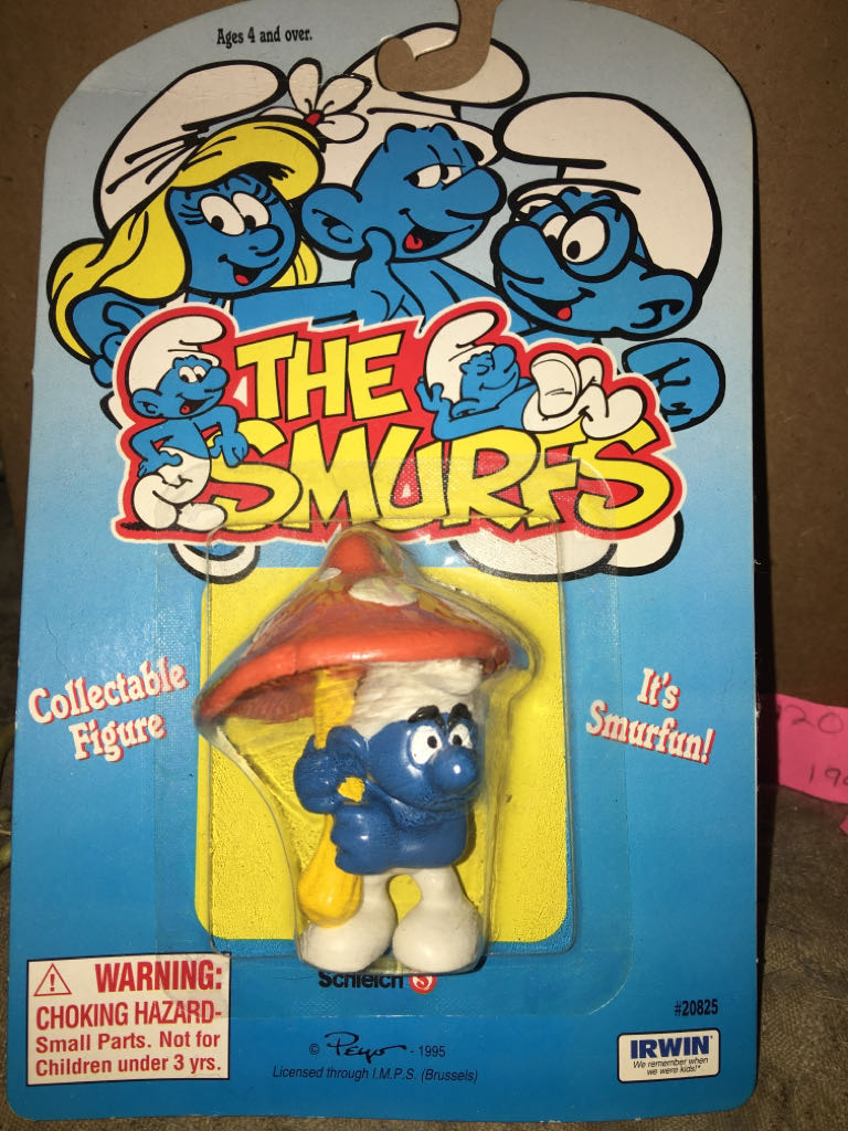 Umbrella Smurf  action figure collectible - Main Image 2