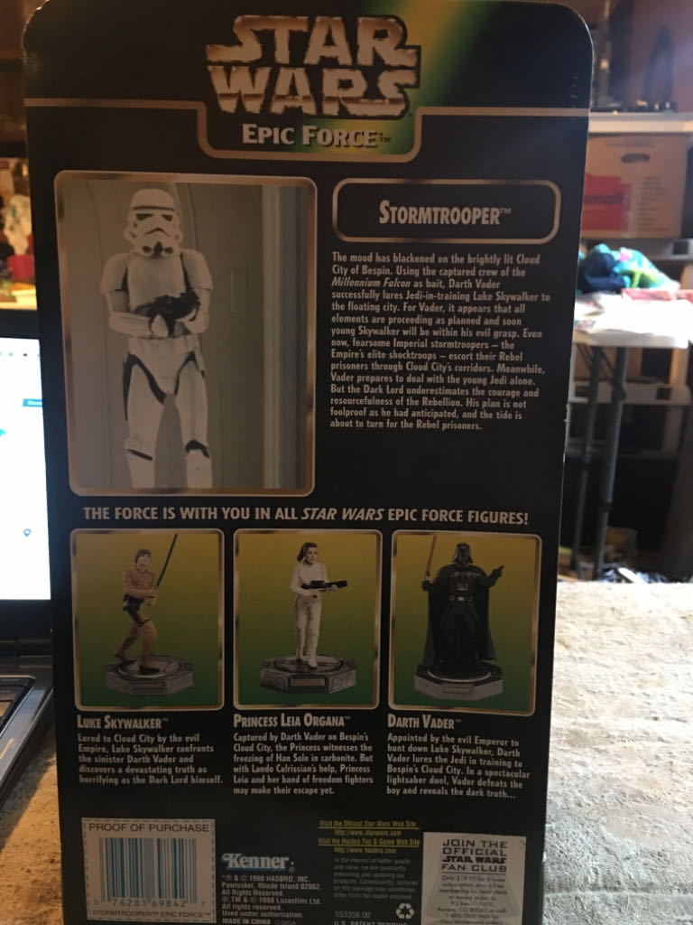 Star Wars Epic Force Stormtrooper  action figure collectible - Main Image 2