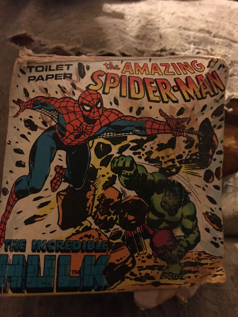 The Incredible Hulk The Amazing Spider-Man Toilet Paper  action figure collectible - Main Image 2