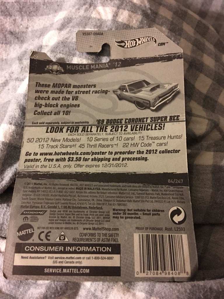 1: 43 Hot wheels Dodge coronet - Hot Wheels action figure collectible - Main Image 2