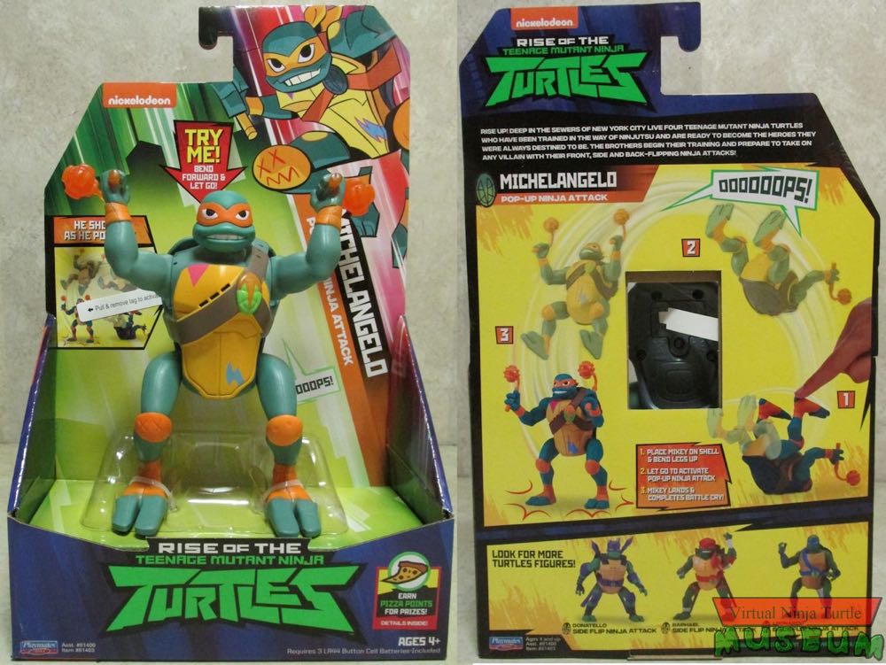 Michelangelo / Miguel Angel (pop-up) - Spin Master (Rise Of The TMNT) action figure collectible - Main Image 3