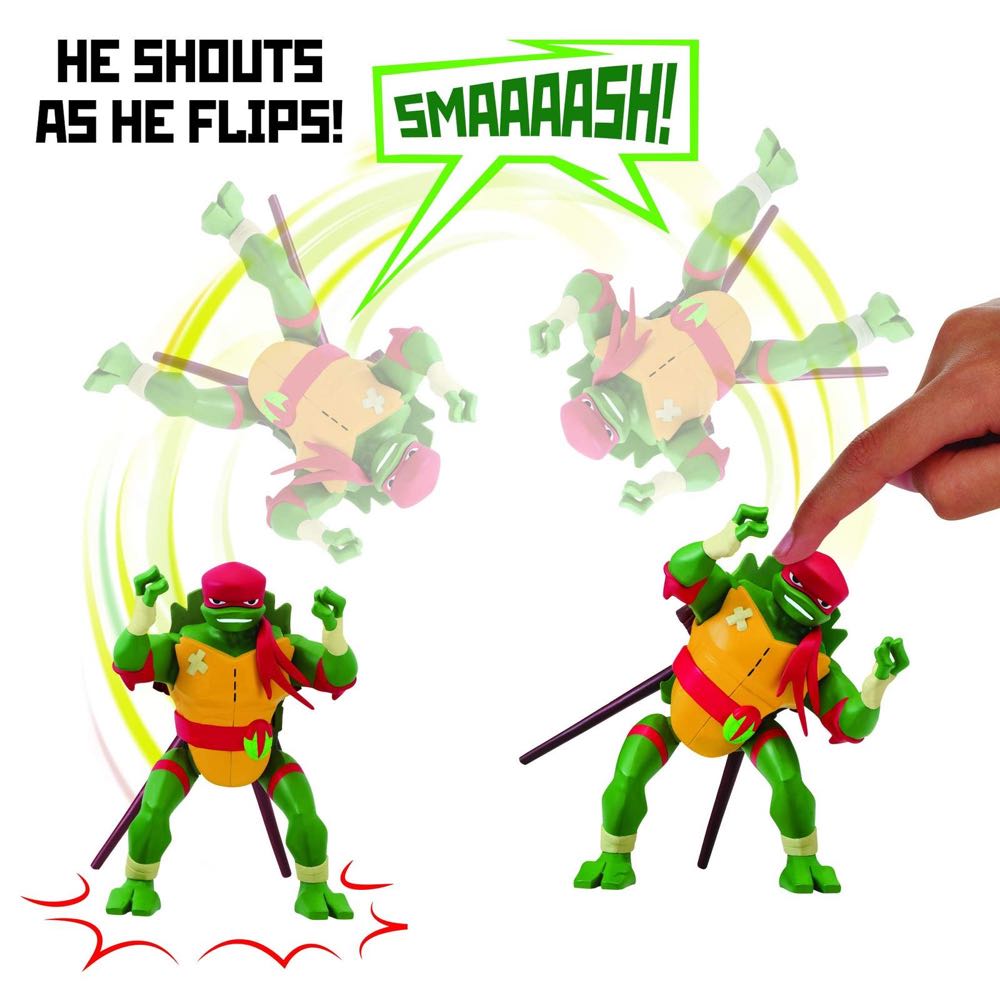 Raphael (Side Flip) - Spin Master (Rise Of The TMNT) action figure collectible - Main Image 2