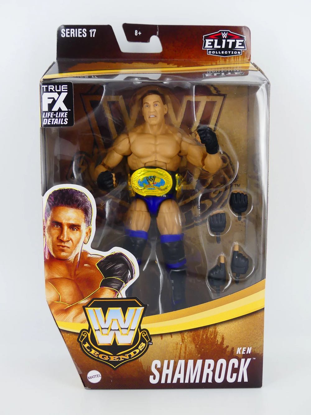 WWE Ken Shamrock - Mattel (WWE Legends Series 17) action figure collectible [Barcode 194735117260] - Main Image 3