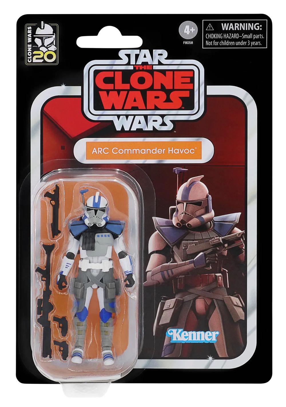 VC274 TVC: ARC Commander Havoc - Hasbro (Star Wars : The Clone Wars) action figure collectible [Barcode 5010996158734] - Main Image 3