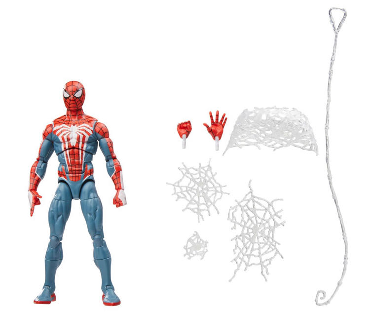 Spider-man (PS5 Advance Suit 2.0) - Hasbro (Gamerverse Spider-man 2 Wave 1) action figure collectible [Barcode 5010996117618] - Main Image 3