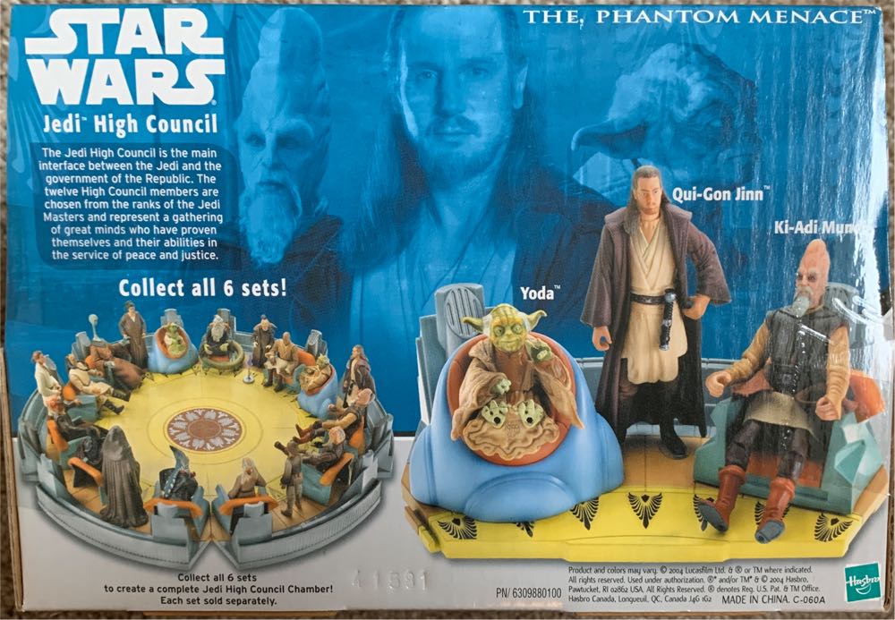 Jedi High Council Set - Scene 1 - Hasbro (Star Wars Jedi High Council) action figure collectible [Barcode 4547551111886] - Main Image 2