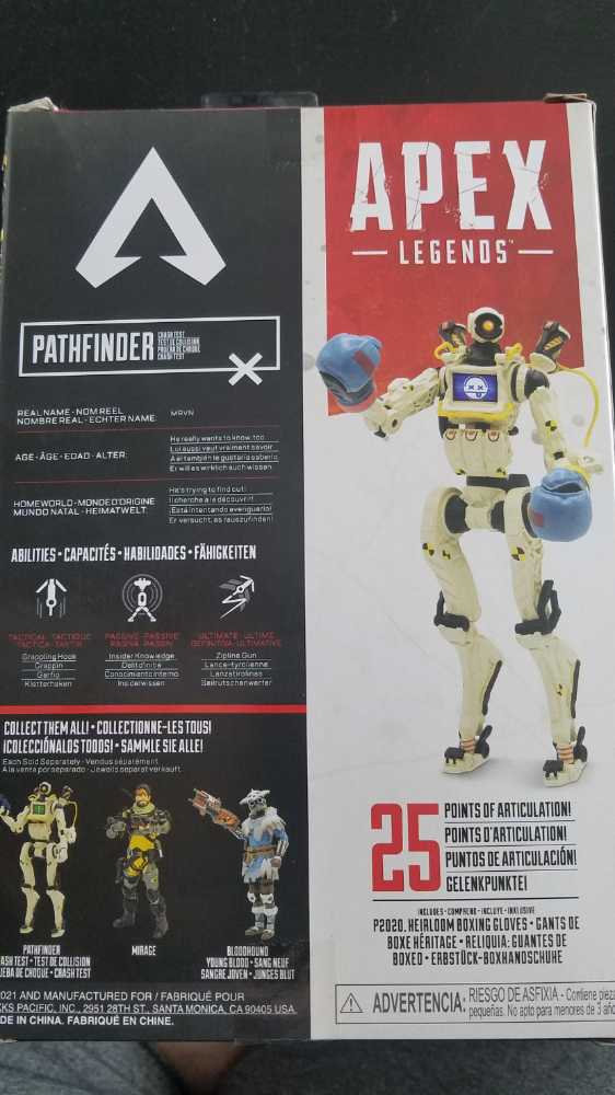 Apex Legends Pathfinder Crash Test Skin - jazewares (Apex Legends) action figure collectible [Barcode 192995407152] - Main Image 2